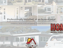 Tablet Screenshot of homeinstallservices.com